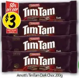 NQR TimTam Dark Choc offer