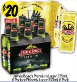 NQR Premium Lager or Phoenix Lager offer