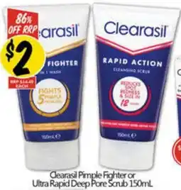 NQR Pimple Fighter or Ultra Rapid Deep Pore Scrub offer