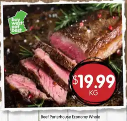 Spudshed Beef Porterhouse Economy Whole offer