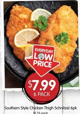 Spudshed Southern Style Chicken Thigh Schnitzel offer