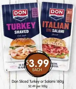 Spudshed Turkey or Salami offer