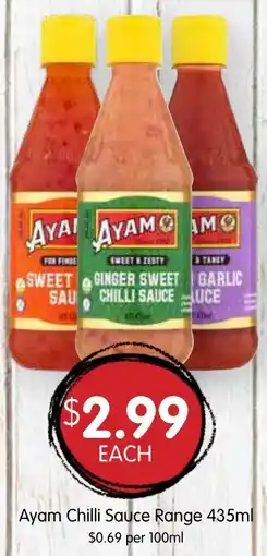 Spudshed Chilli Sauce Range offer