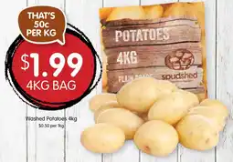 Spudshed Washed Potatoes offer
