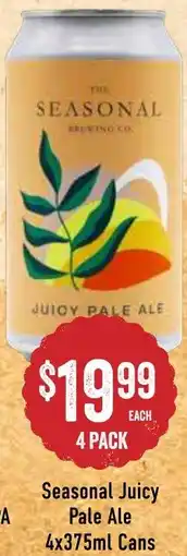 Spudshed Seasonal Juicy Pale Ale offer