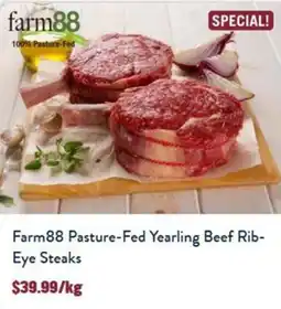 Tasman Butchers Pasture-Fed Yearling Beef Rib- Eye Steaks offer