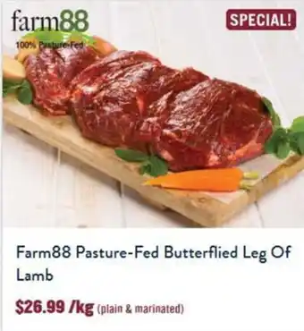 Pasture-Fed Butterflied Leg Of Lamb
