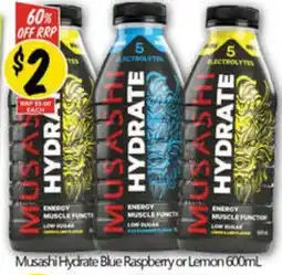 NQR Hydrate Blue Raspberry or Lemon offer