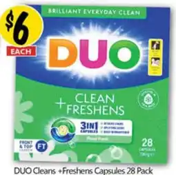 NQR Cleans +Freshens Capsules offer
