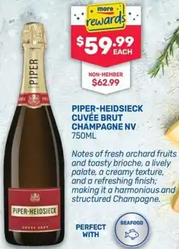 SipnSave Piper-heidsieck cuvée brut champagne NV offer