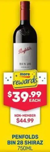SipnSave Penfolds bin 28 shiraz offer