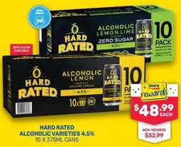 SipnSave Hard rated alcoholic varieties 4.5% offer