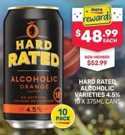 SipnSave Hard rated alcoholic varieties 4.5% offer