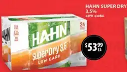 Star Liquor Hahn super dry 3.5% offer