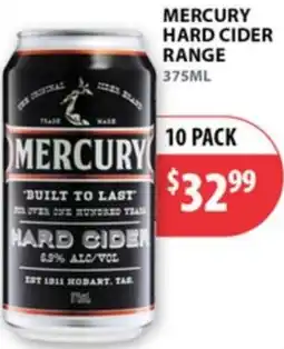 Star Liquor Mercury hard cider range offer