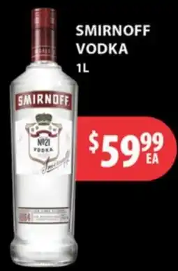Star Liquor Smirnoff vodka offer