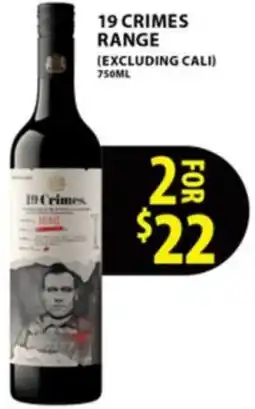 Star Liquor 19 crimes range offer