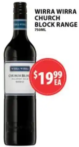 Star Liquor Wirra wirra church block range offer