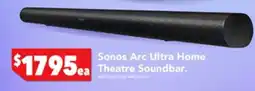 Harvey Norman Sonos Arc Ultra Home Theatre Soundbar offer