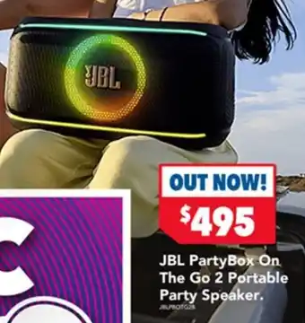 PartyBox On The Go 2 Portable Party Speaker