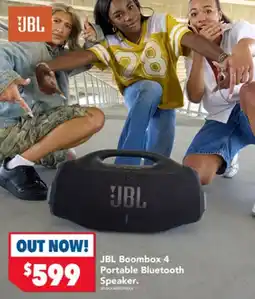 Harvey Norman Boombox 4 Portable Bluetooth Speaker offer