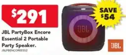 Harvey Norman PartyBox Encore Essential 2 Portable Party Speaker offer