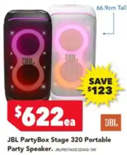 Harvey Norman PartyBox Stage 320 Portable Party Speaker offer