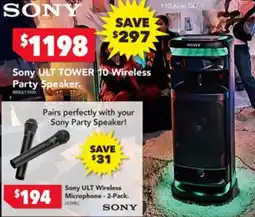 Harvey Norman ULT TOWER 10 Wireless Party Speaker offer