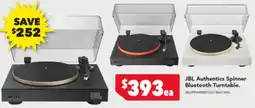 Harvey Norman Authentics Spinner Bluetooth Turntable offer