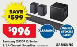 Harvey Norman Samsung Q930F Q-Series 9.1.4-Channel Soundbar offer