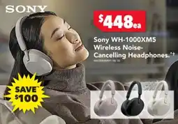 Harvey Norman Sony WH-1000XM5 Wireless Noise- Cancelling Headphones offer