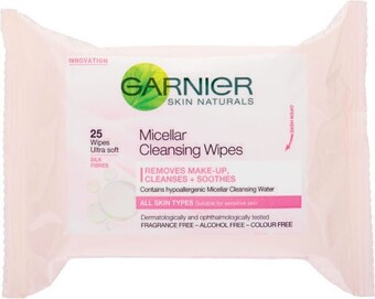 Coles Garnier Micellar Cleansing Wipes 25 Pack offer