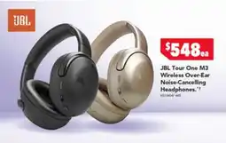Harvey Norman JBL Tour One M3 Wireless Over-Ear Noise-Cancelling Headphones offer