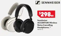Harvey Norman Sennheiser accentum wireless noise-cancelling headphones offer