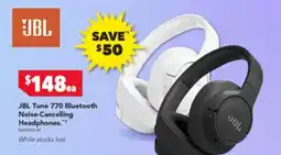 Harvey Norman JBL Tune 770 Bluetooth Noise-Cancelling Headphones offer