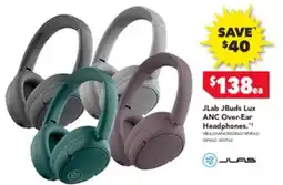 Harvey Norman JLab JBuds Lux ANC Over-Ear Headphones offer