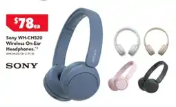 Harvey Norman Sony WH-CH520 Wireless On-Ear Headphones offer
