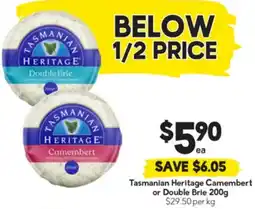 Drakes Camembert or Double Brie offer