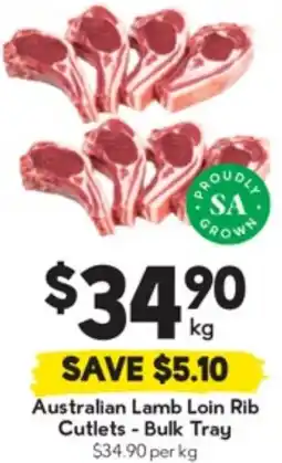 Drakes Lamb Loin Rib Cutlets offer