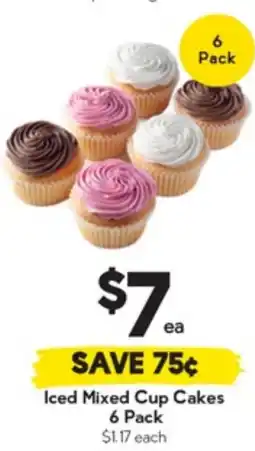 Drakes Iced Mixed Cup Cakes offer