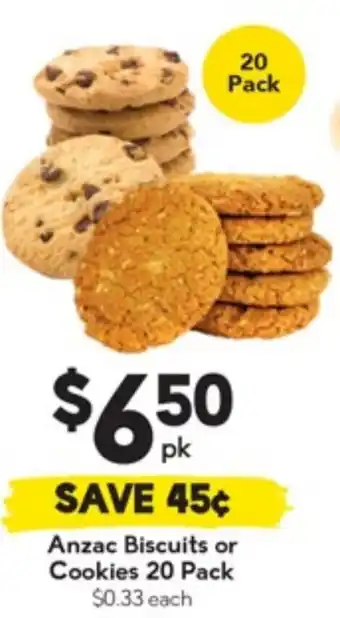 Drakes Anzac Biscuits or Cookies offer