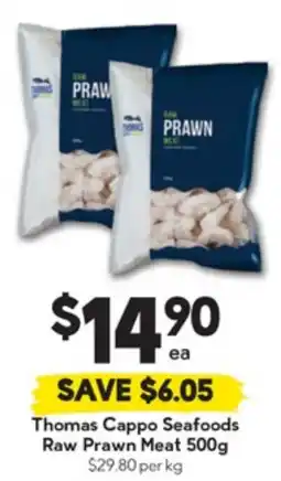 Drakes Seafoods Raw Prawn Meat offer