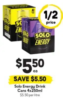 Drakes Energy Drink Cans offer