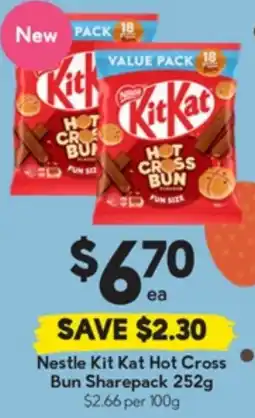 Drakes Kit Kat Hot Cross Bun Sharepack offer