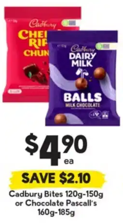 Drakes Bites 1or Chocolate Pascall's offer