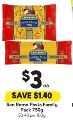 Drakes Pasta Family Pack offer