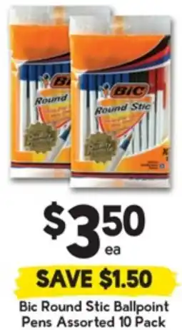 Drakes Round Stic Ballpoint Pens Assorted offer