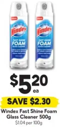 Drakes Fast Shine Foam Glass Cleaner offer