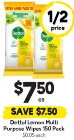 Drakes Lemon Multi Purpose Wipes offer