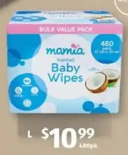 ALDI L Scented Baby Wipes offer